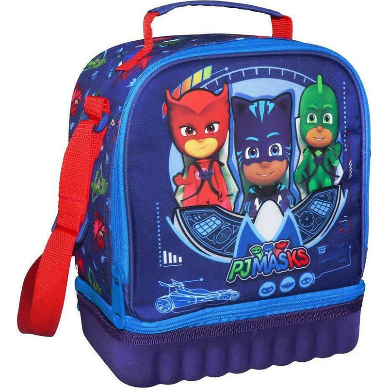 Foto van Diakakis schooltas pj masks jongens 6 liter 24 cm katoen blauw