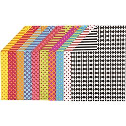 Foto van Creotime patroonkarton 21 x 29,7 cm 20 stuks multicolor