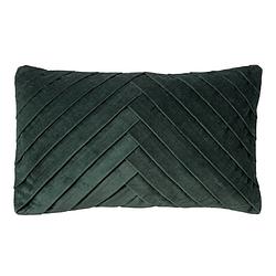 Foto van Dutch decor femm - sierkussen velvet 30x50 cm mountain view - groen - groen