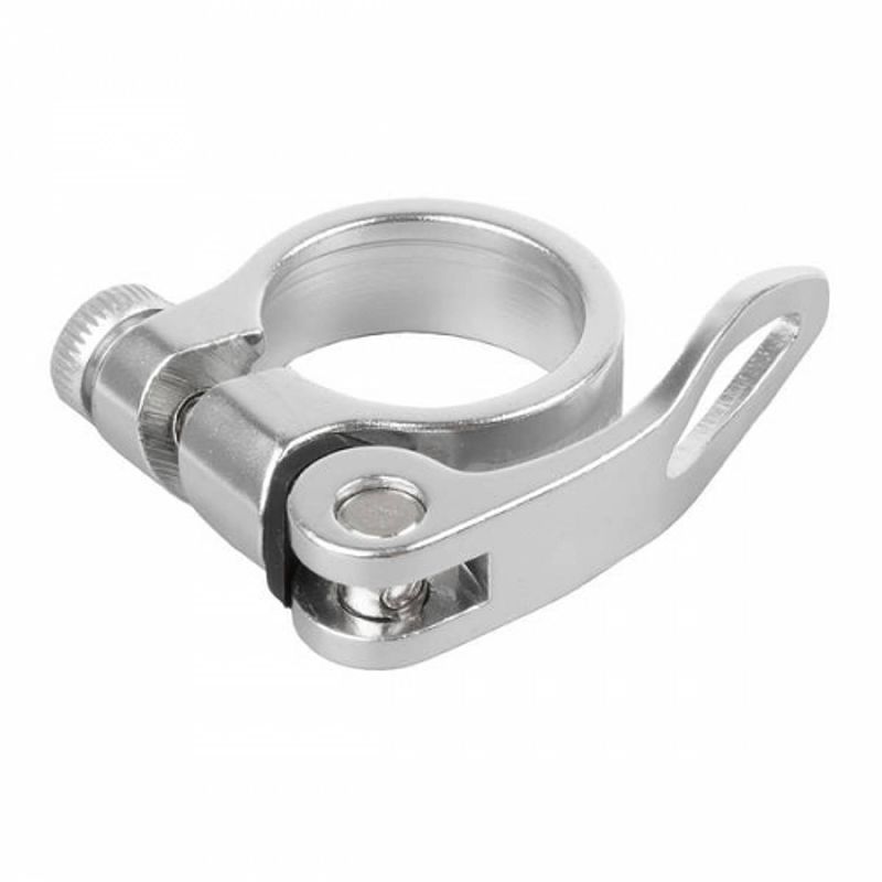 Foto van Zadelpenklem met snelspanner 34,9 mm aluminium zilver