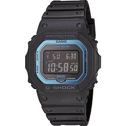 Foto van Casio zendergestuurd, solar horloge gw-b5600-2er (l x b x h) 13.4 x 42.8 x 48.9 mm zwart, blauw materiaal (behuizing): hars materiaal (armband): hars