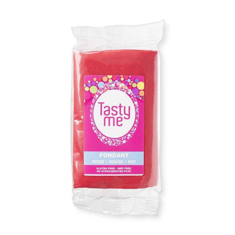 Foto van Tasty me rolfondant - rood - 200 g