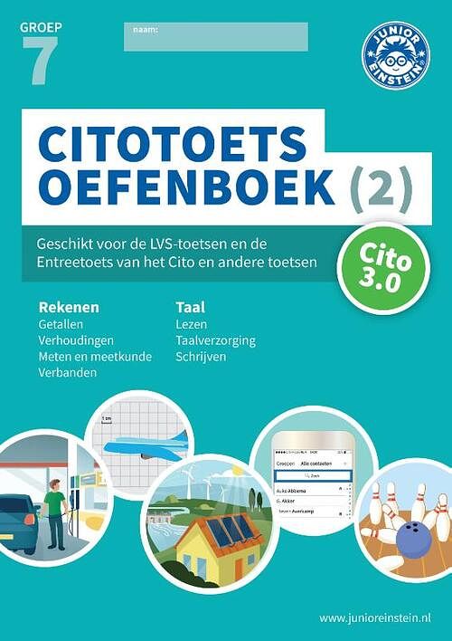 Foto van Citotoets oefenboek (2) groep 7 - paperback (9789493128972)