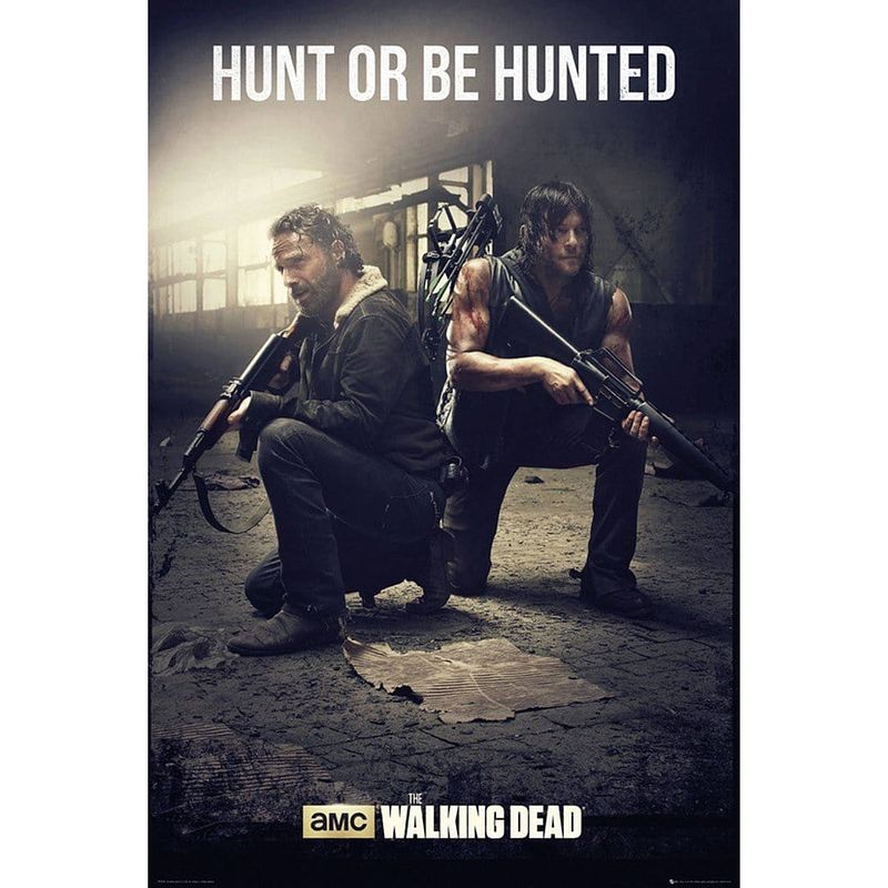 Foto van Gbeye the walking dead hunt poster 61x91,5cm