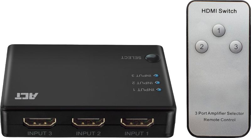 Foto van Act 4k hdmi switch 3x1