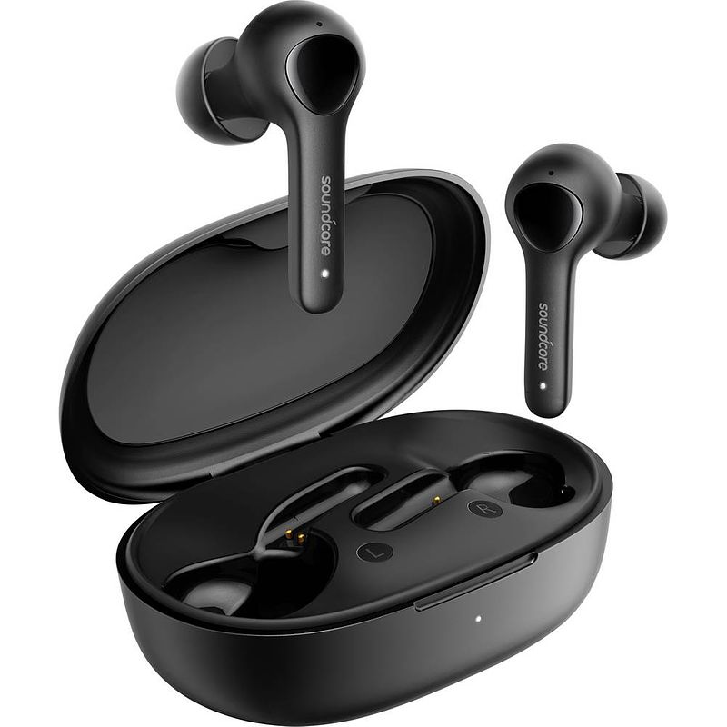 Foto van Anker soundcore life note in ear oordopjes bluetooth zwart noise cancelling headset, bestand tegen zweet, waterbestendig