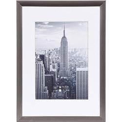 Foto van Henzo fotolijst - manhattan - fotomaat 13x18 cm - donkergrijs