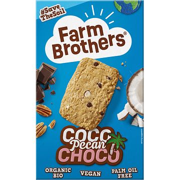 Foto van Farm brothers vegan pecan coco choco koekjes 135g bij jumbo