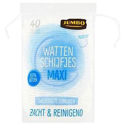 Foto van Jumbo wattenschijfjes maxi 40 stuks