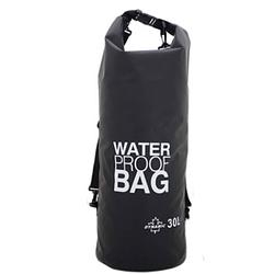 Foto van Waterdichte duffel bag/plunjezak 30 liter zwart - reistas (volwassen)