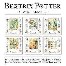 Foto van Beatrix potter 6 ansichtkaarten - pakket (9789492033109)
