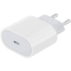 Foto van Apple 18w usb-c power adapter mu7v2zm/a (b) laadadapter geschikt voor apple product: ipad, iphone