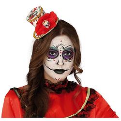 Foto van Fiestas guirca minihoed schedel dames polyester one-size