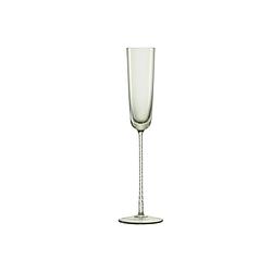 Foto van L.s.a. - champagne theatre champagne flute 120 ml set van 2 stuks - glas - groen