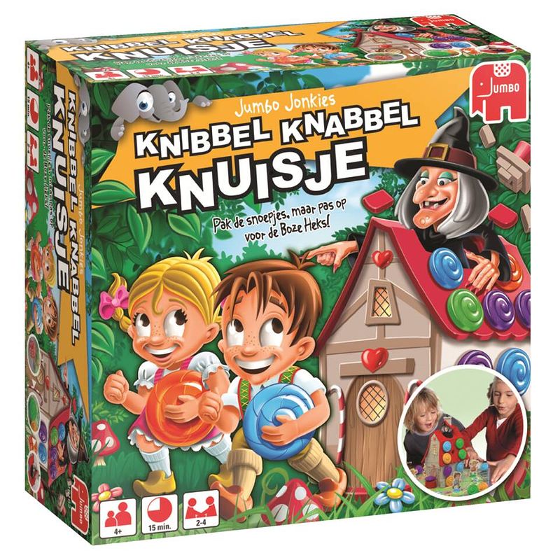 Foto van Jumbo knibbel knabbel knuisje bordspel