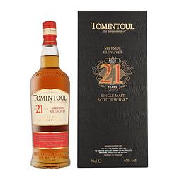 Foto van Tomintoul 21 years 70cl whisky + giftbox