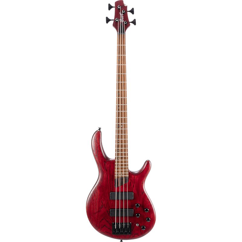 Foto van Cort b4 element open pore burgundy red elektrische basgitaar