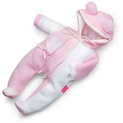 Foto van Berjuan poppenkleding pyjama meisjes 38 cm pe roze/wit
