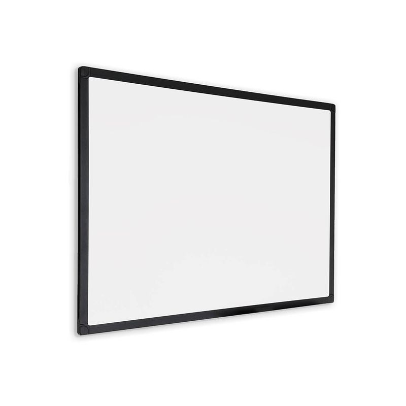 Foto van Whiteboard met zwart frame - magnetisch - 80x110 cm
