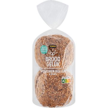 Foto van Jumbo - broodgeluk koolhydraat verlaagde volkoren bollen 4 stuks