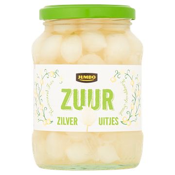 Foto van Jumbo zilver uitjes zuur 320g