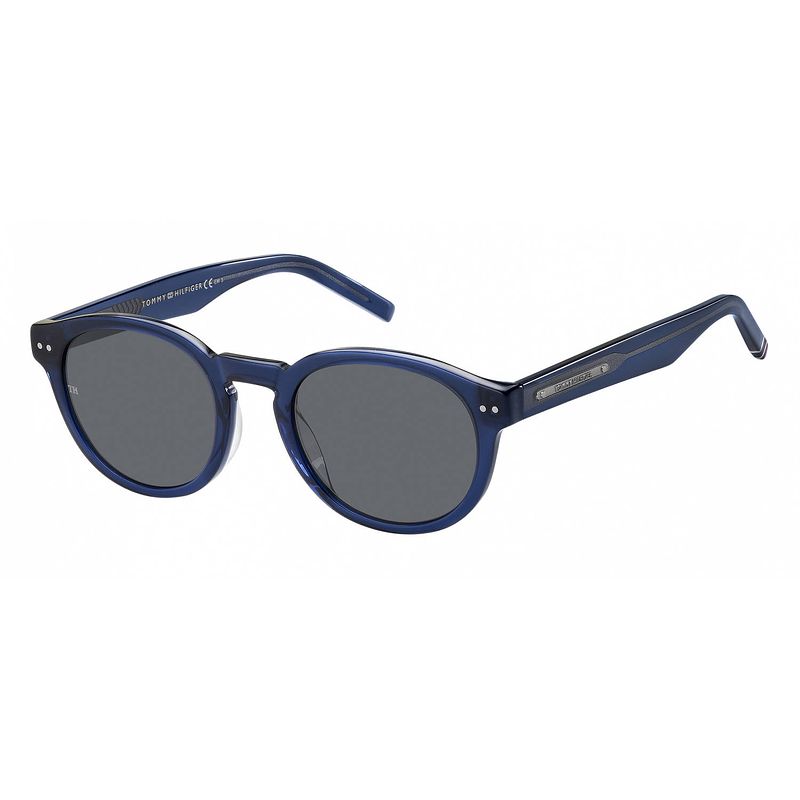 Foto van Tommy hilfiger zonnebril 1713/s unisex cat. 3. blauw/grijs