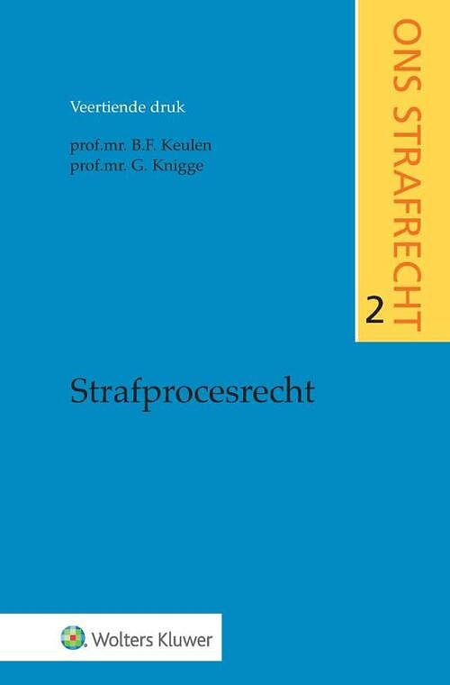 Foto van Strafprocesrecht - b.f. keulen - paperback (9789013153880)