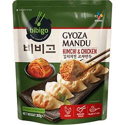 Foto van Bibigo gyoza mandu kimchi & chicken 300g bij jumbo