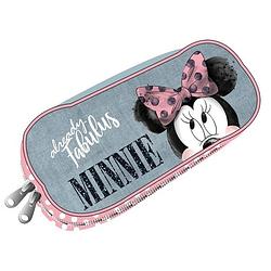 Foto van Disney etui minnie mouse junior 10,5 x 23,5 cm polyester grijs