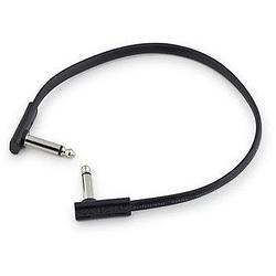 Foto van Rockboard flat patch cable mono jack haaks 30 cm