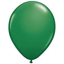 Foto van 25x groene qualatex ballonnen - ballonnen