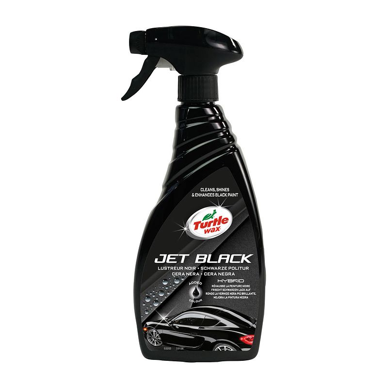 Foto van Turtle wax autowax 53203 jet black 500 ml