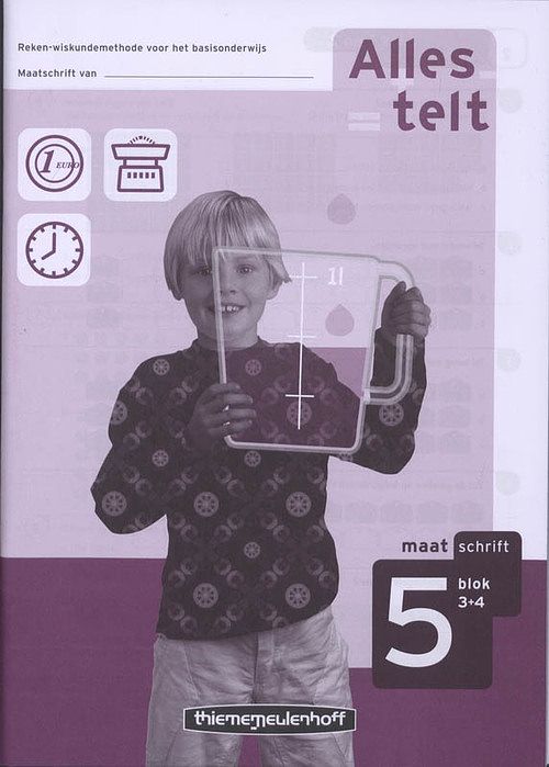 Foto van Alles telt-2e dr maatschrift 5 blok 3+4 - hardcover (9789006632330)