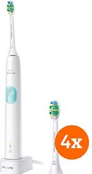 Foto van Philips sonicare protectiveclean 4300 hx6807/63 + intercare opzetborstels (4 stuks)