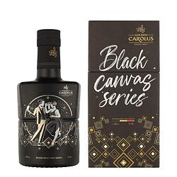 Foto van Gouden carolus black canvas series trust 50cl whisky + giftbox