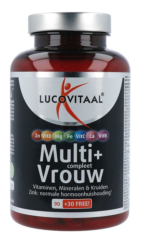 Foto van Lucovitaal multi+ compleet vrouw tabletten