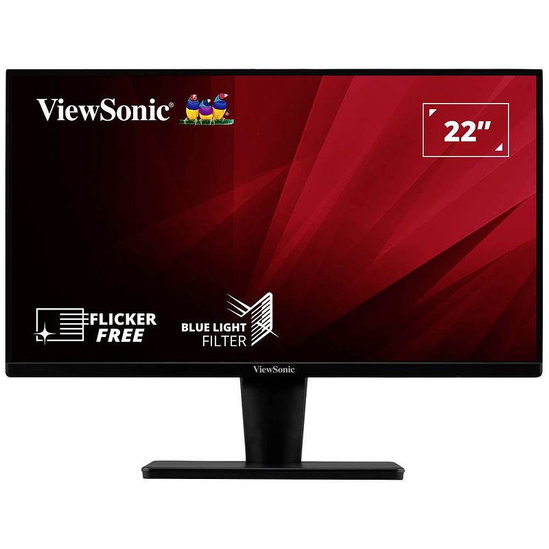 Foto van Viewsonic va2215-h led-monitor 54.6 cm (21.5 inch) energielabel f (a - g) 1920 x 1080 pixel full hd vga, hdmi, jackplug va led