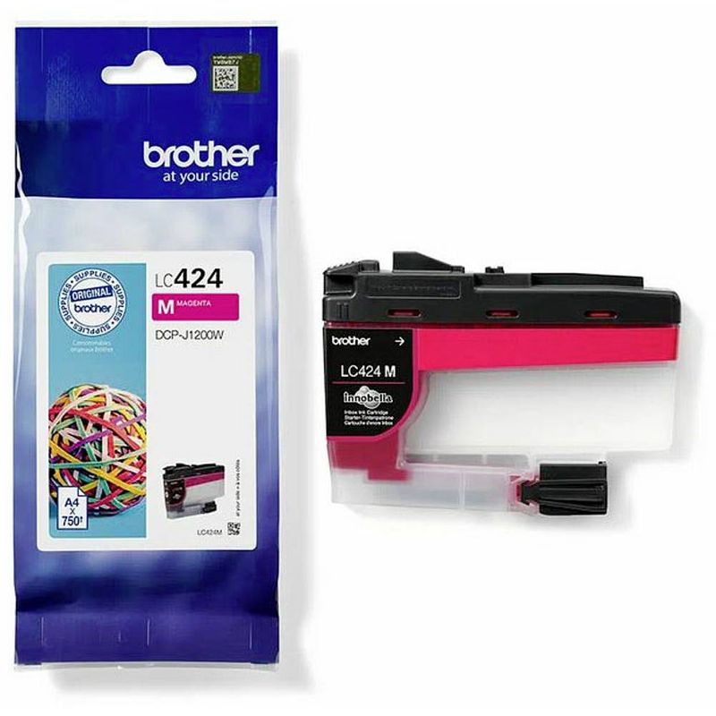 Foto van Brother lc-424 cartridge magenta