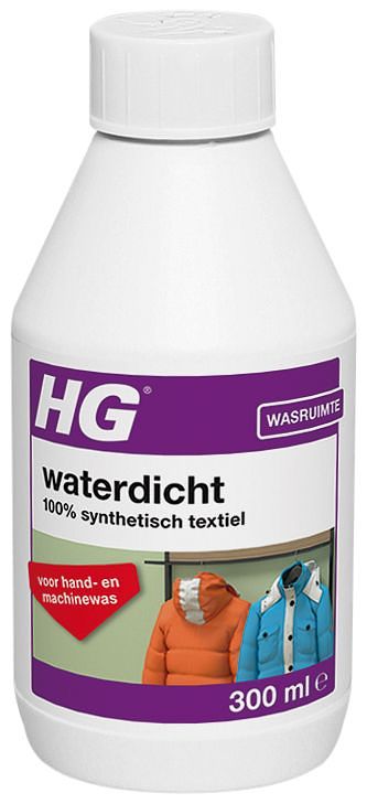 Foto van Hg waterdicht voor 100% synthetisch textiel