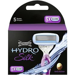 Foto van Wilkinson navulmesjes hydro silk - 6 stuks