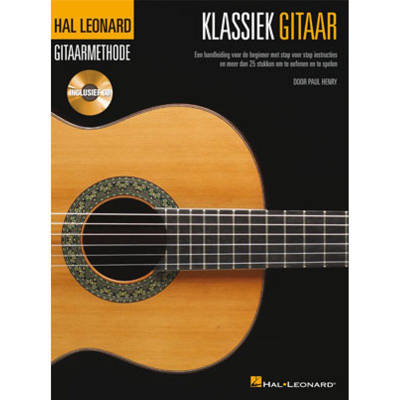 Foto van Hal leonard klassiek gitaar boek met instructies en 25 stukken om te oefenen