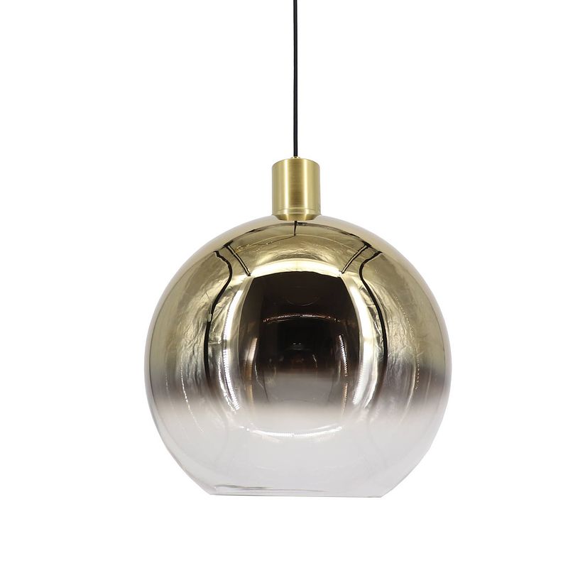 Foto van Lamponline hanglamp rosario ø 30 cm glas goud-helder