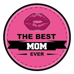 Foto van 15x stuks moederdag bierviltjes the best mom ever onderzetters roze - bierfiltjes