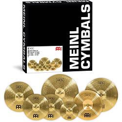 Foto van Meinl hcs-scs super cymbal set bekkenset 10-14-16-16-18-20