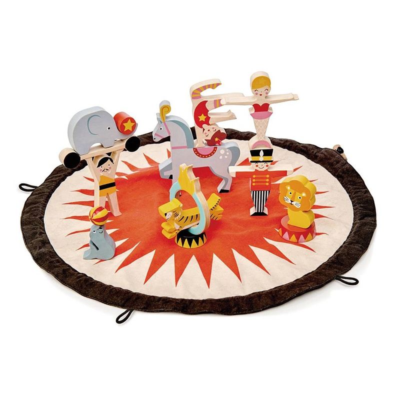 Foto van Tender toys circus in opbergzak junior 45 x 45 x 13,5 cm 16-delig