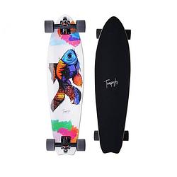 Foto van Tempish longboard fish 82,5 x 21,5 cm wit/zwart