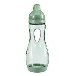 Foto van Difrax - handgreep babyfles - sage/groen 240ml - easy grip