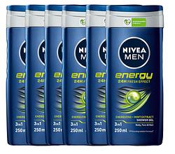 Foto van Nivea men energy shower gel voordeelverpakking