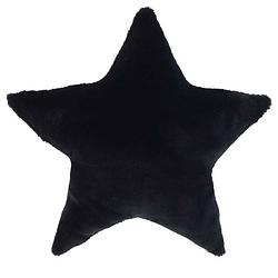 Foto van Unique living - kussen star - 44x44cm - black