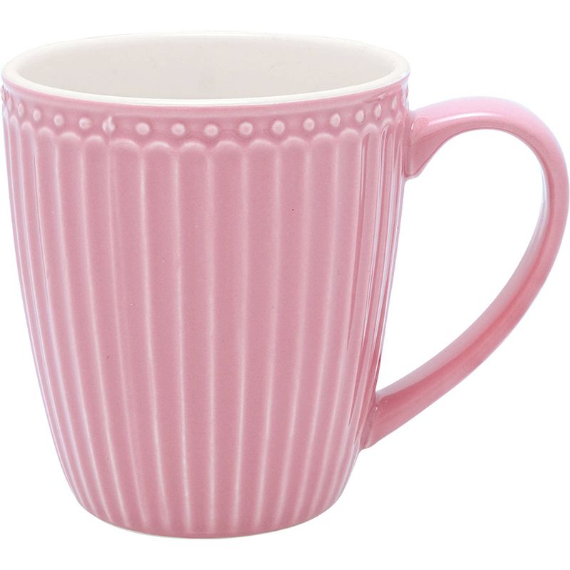 Foto van Greengate koffiemok alice dusty rose 300ml - h 10cm - ø 9.5cm